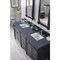James Martin Vanities Brittany 72in Double Vanity, Black Onyx w/ 3 CM Charcoal Soapstone Quartz Top 650-V72-BKO-3CSP - alternate 2